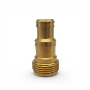 Vodní program 141 Adaptér 3/4" vnějším závitem redukovaný na 1/2", 5/8" a 3/4" zahradní hadici z mosazi 666