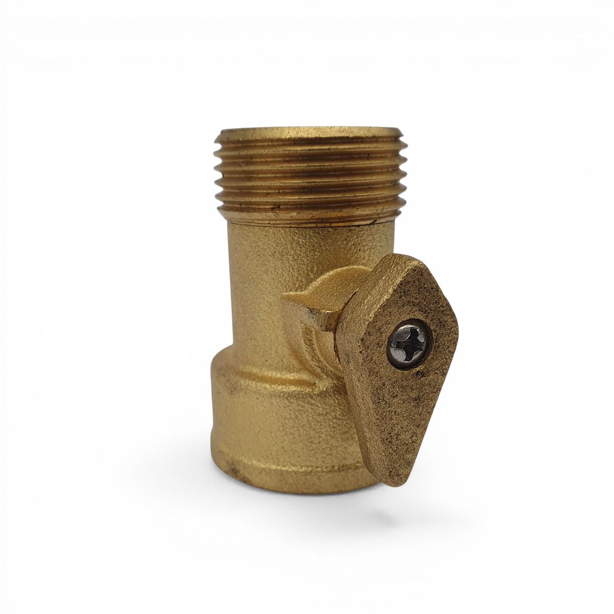 Konektor s ventilem s 3/4" vnitřním a vnějším závitem z mosazi 605 2 Konektor s ventilem s 3/4" vnitřním a vnějším závitem z mosazi 605