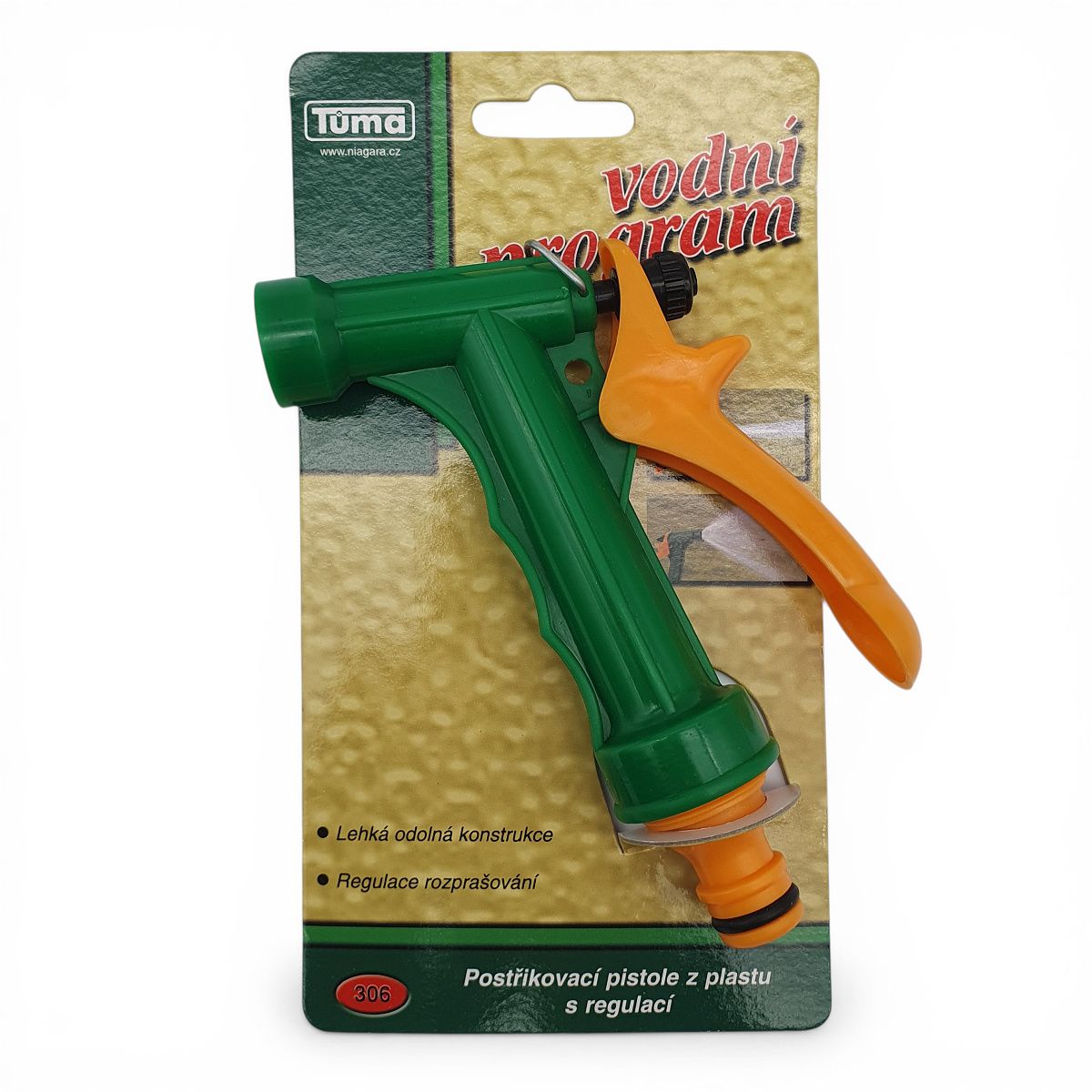 Postřikovací pistole 12cm plast 306 3 Postřikovací pistole 12cm plast 306 - Obrázek 3