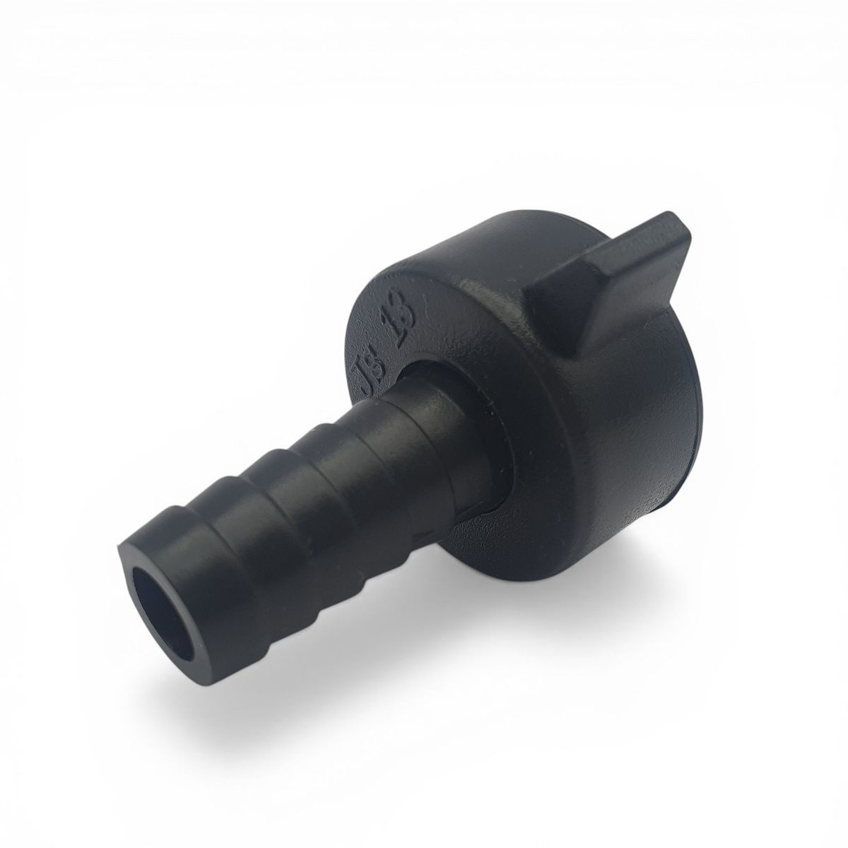 Půlspojka s trnem na 1/2" zahradní hadici s převlečnou maticí s 3/4" závitem z plastu 261 1 Půlspojka s trnem na 1/2" zahradní hadici s převlečnou maticí s 3/4" závitem z plastu 261