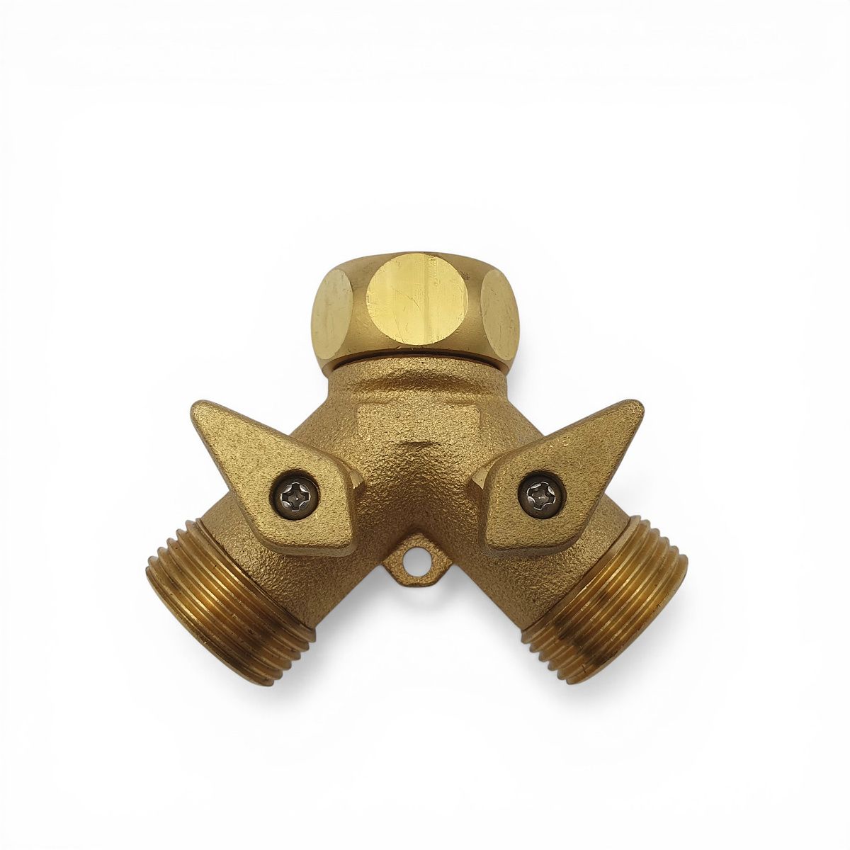 Rozdvojka 3/4" vnitřní závit na dva 3/4" vnější závity mosaz blistr 614 1 Rozdvojka 3/4" vnitřní závit na dva 3/4" vnější závity mosaz 614