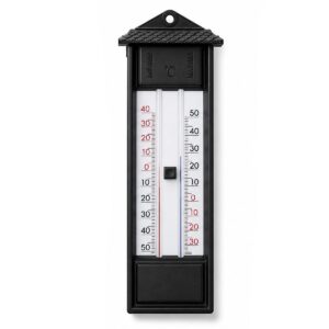 Teploměry 28 Teploměr max-min černý 929