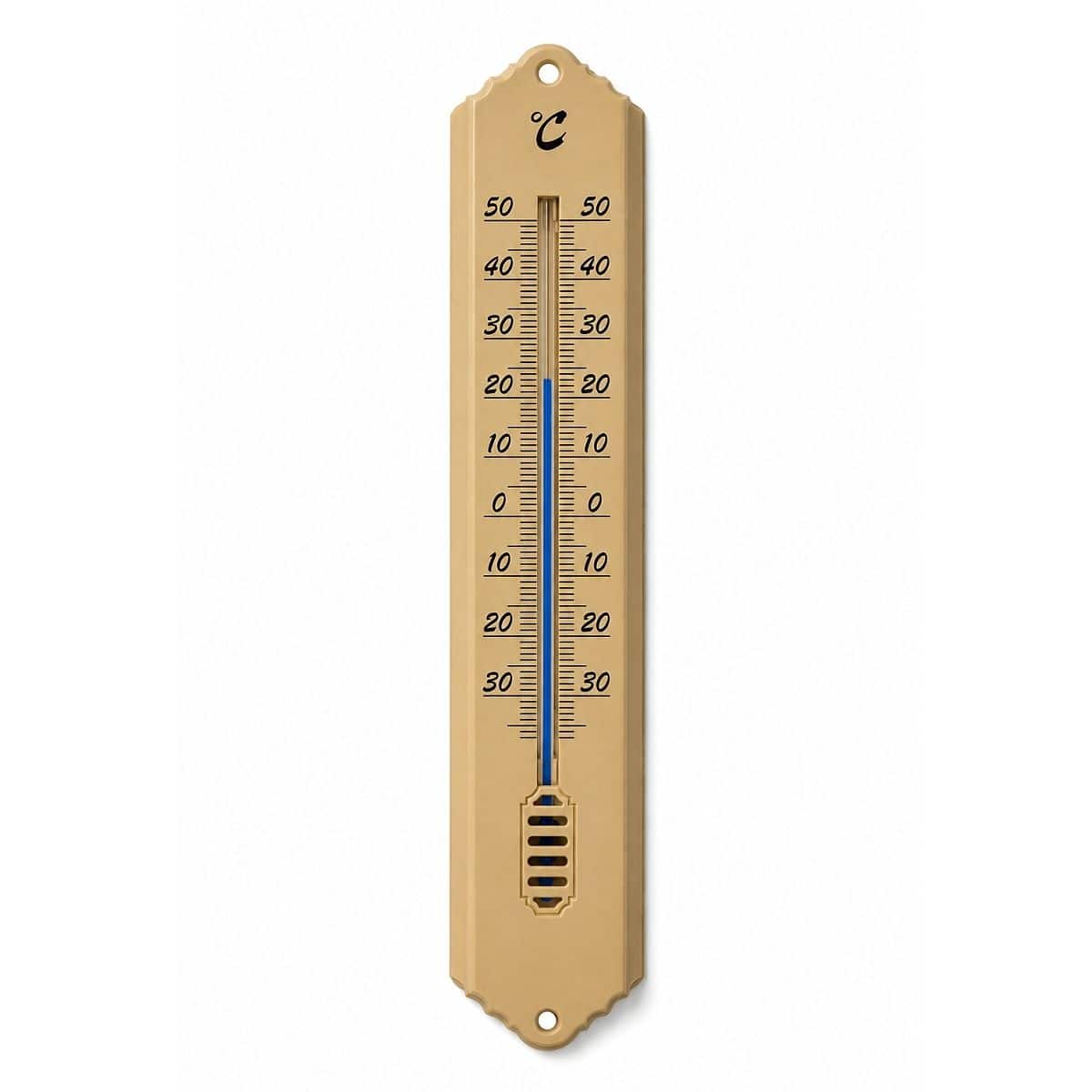 Teploměr univerzální béžový 20 cm plast 911 1 Teploměr univerzální béžový 20 cm plast 911